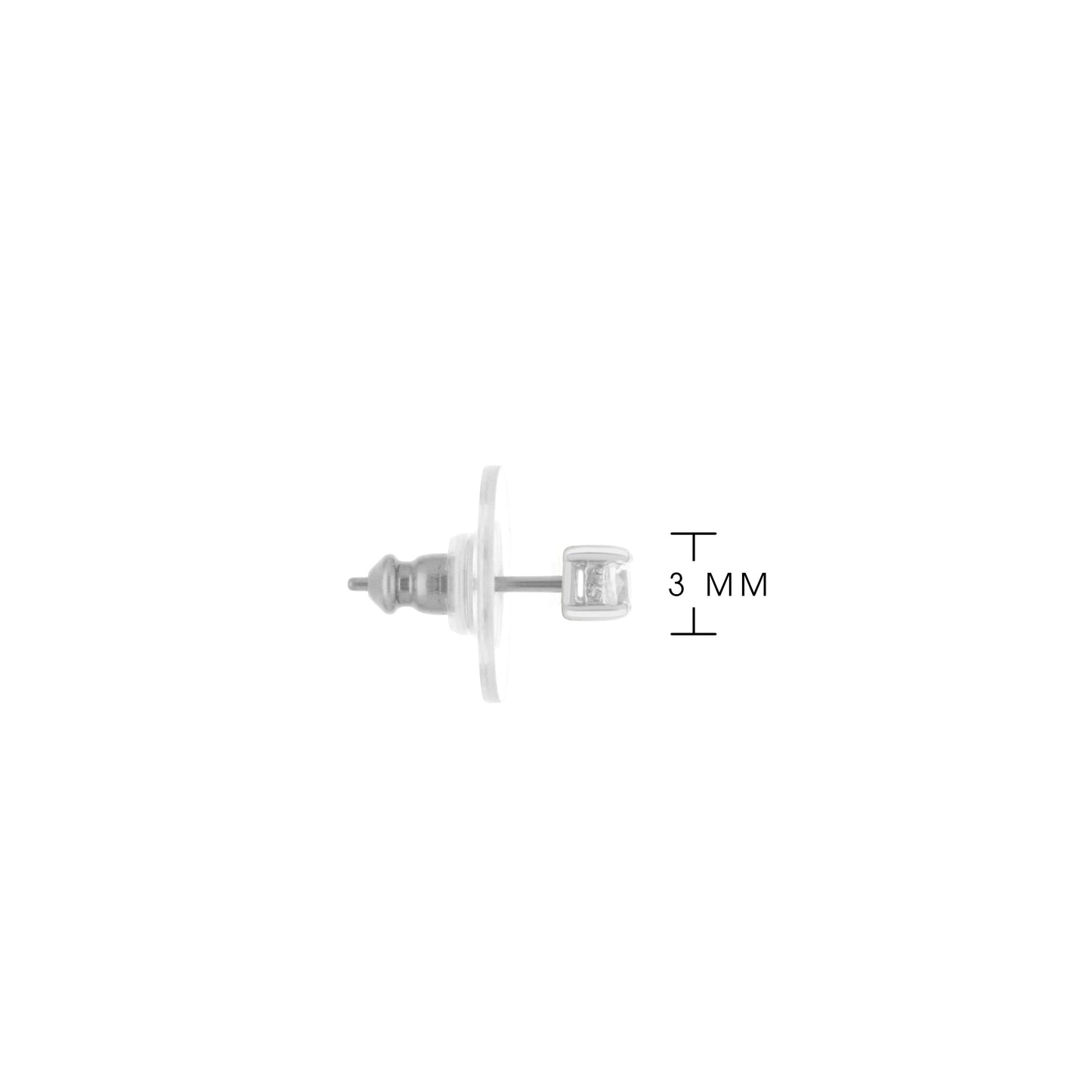 925 Stud Earrings 0.3 Ct