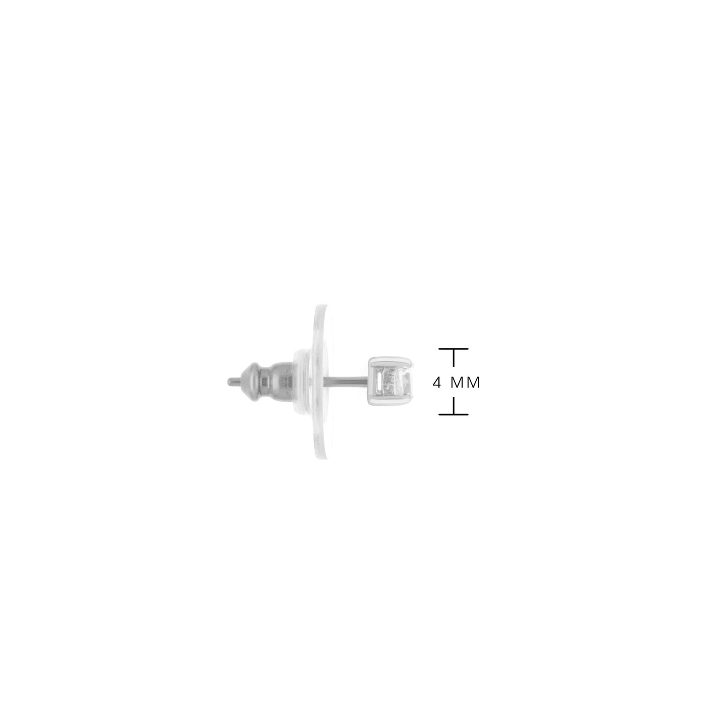 925 Stud Earrings 0.4 Ct
