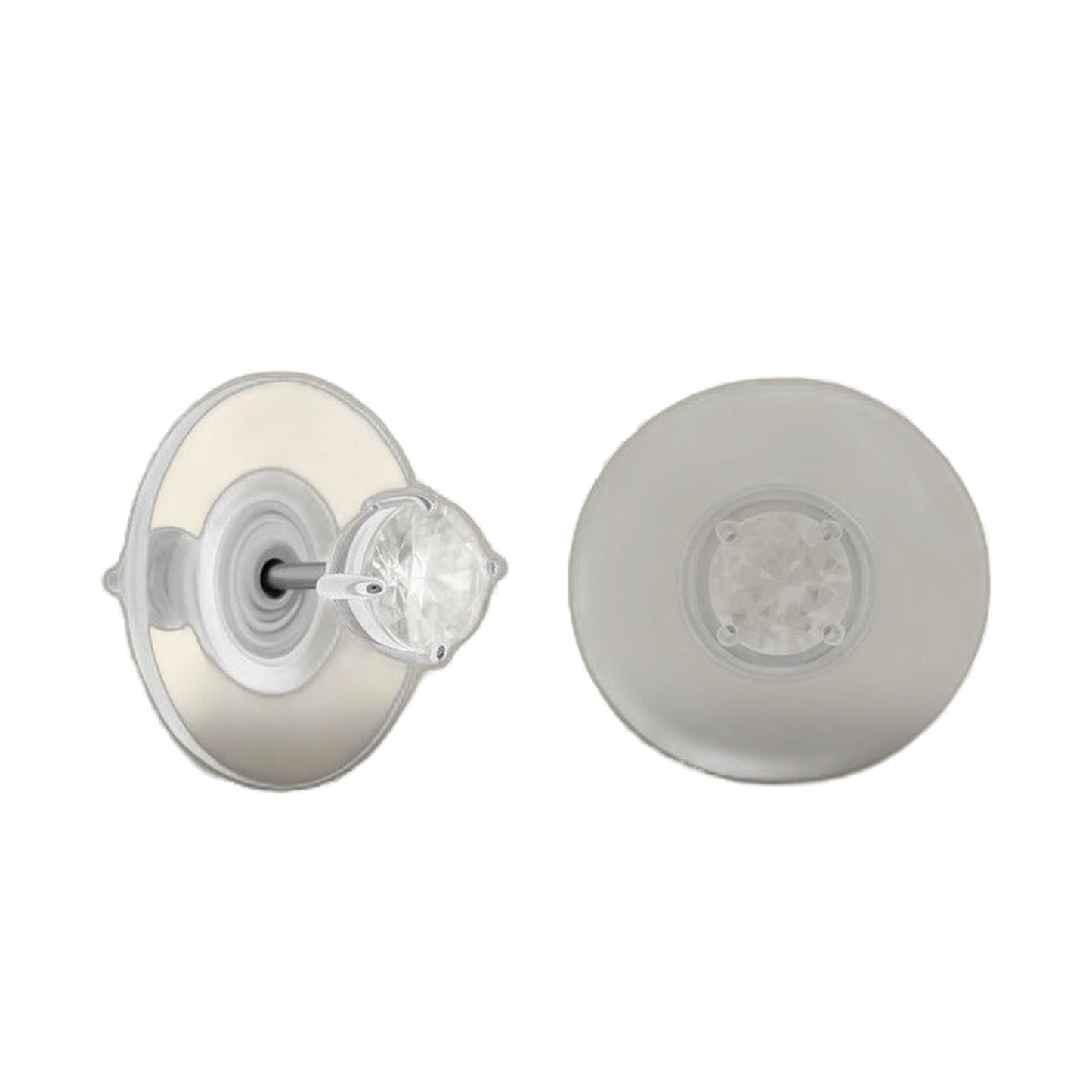 925 Stud Earrings 0.5 Ct