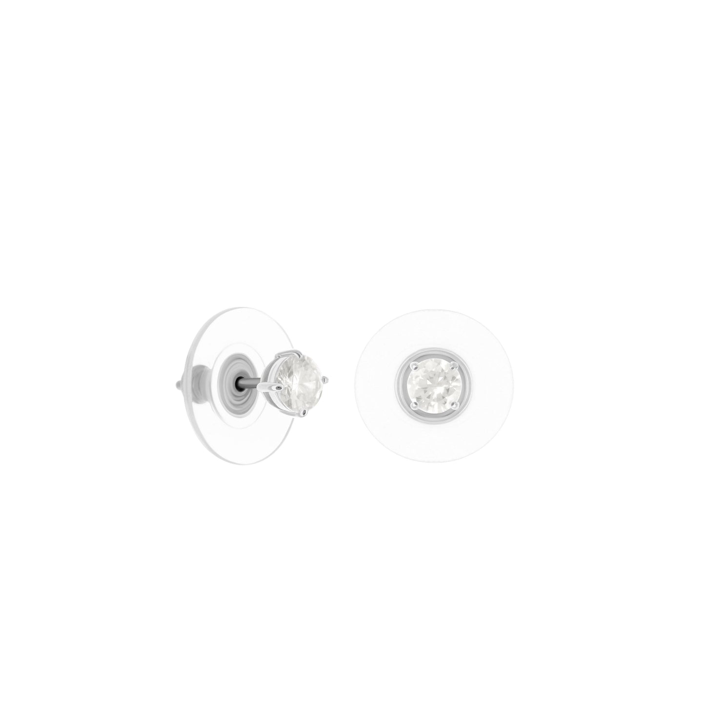 925 Stud Earrings 0.5 Ct