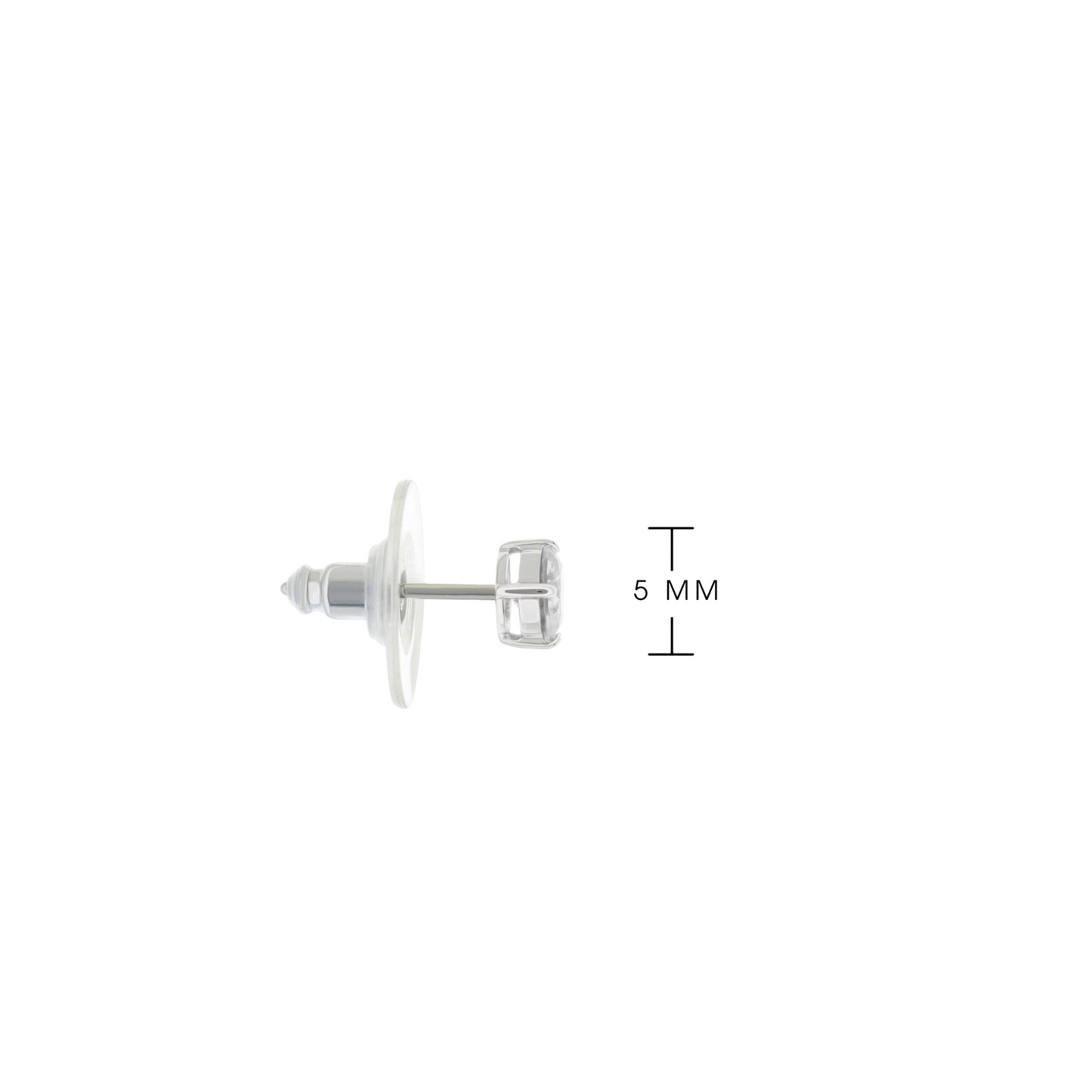 925 Stud Earrings 0.5 Ct