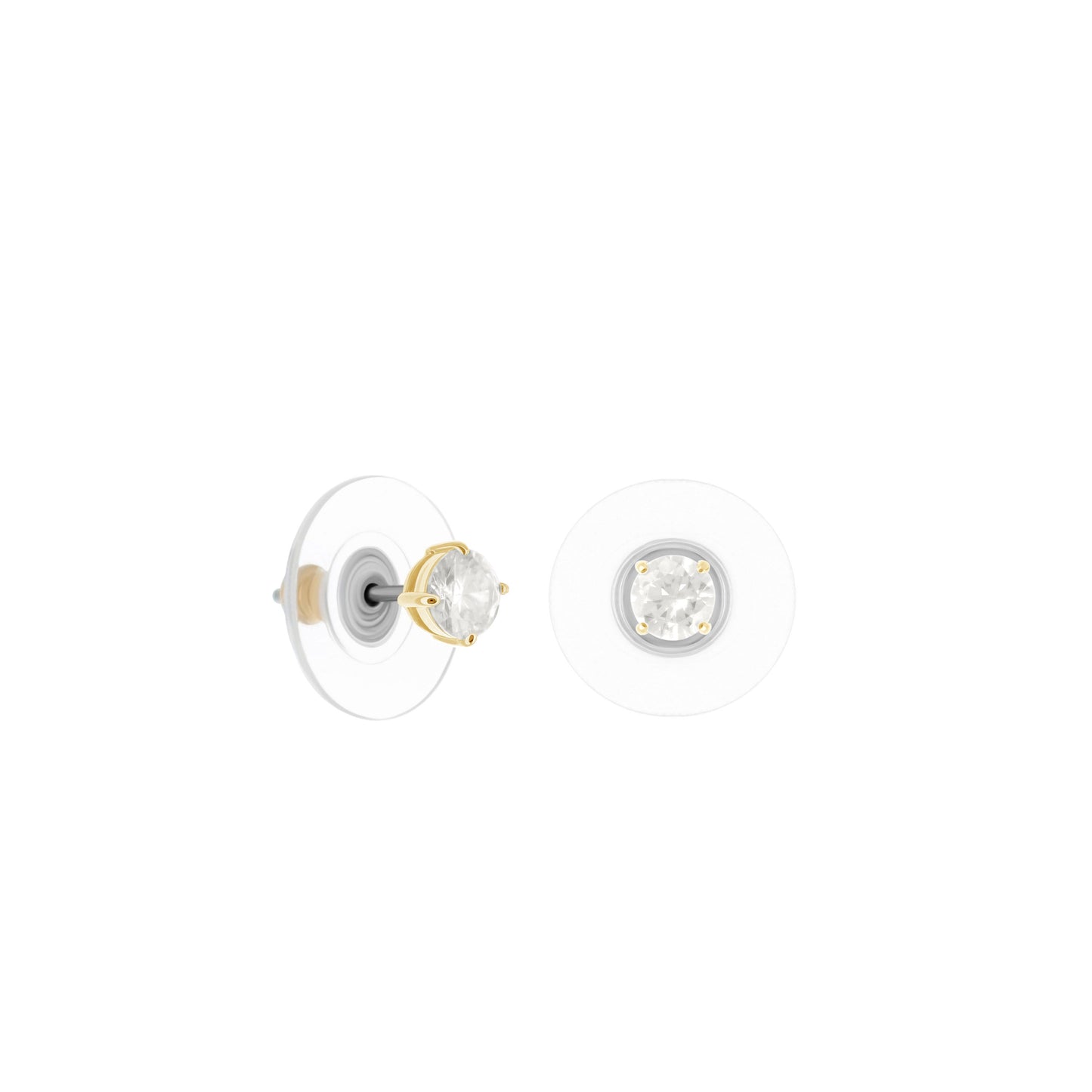 925 Stud Earrings 0.6 Ct