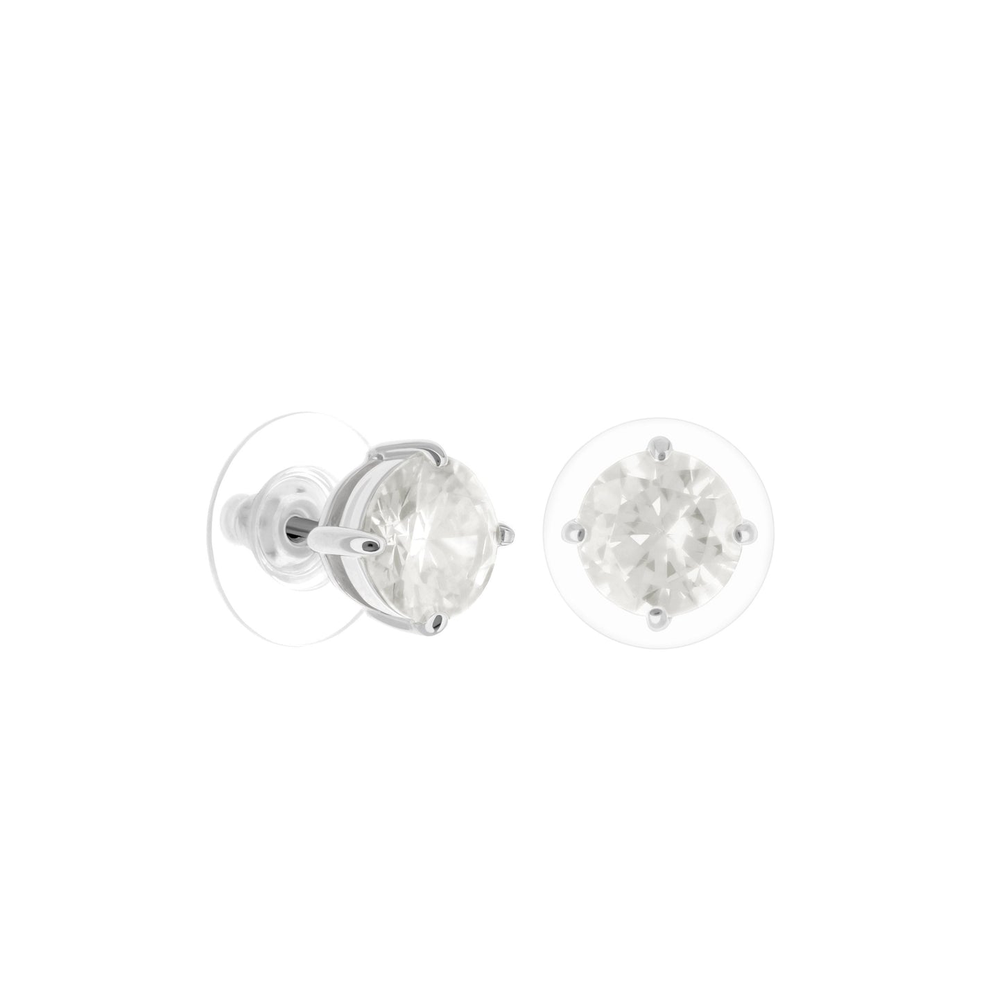 925 Stud Earrings 1.3 Ct
