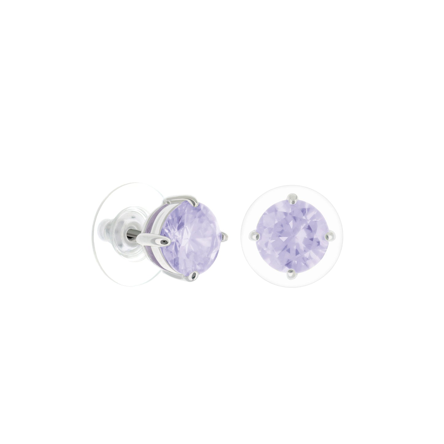 925 Stud Earrings 1.3 Ct