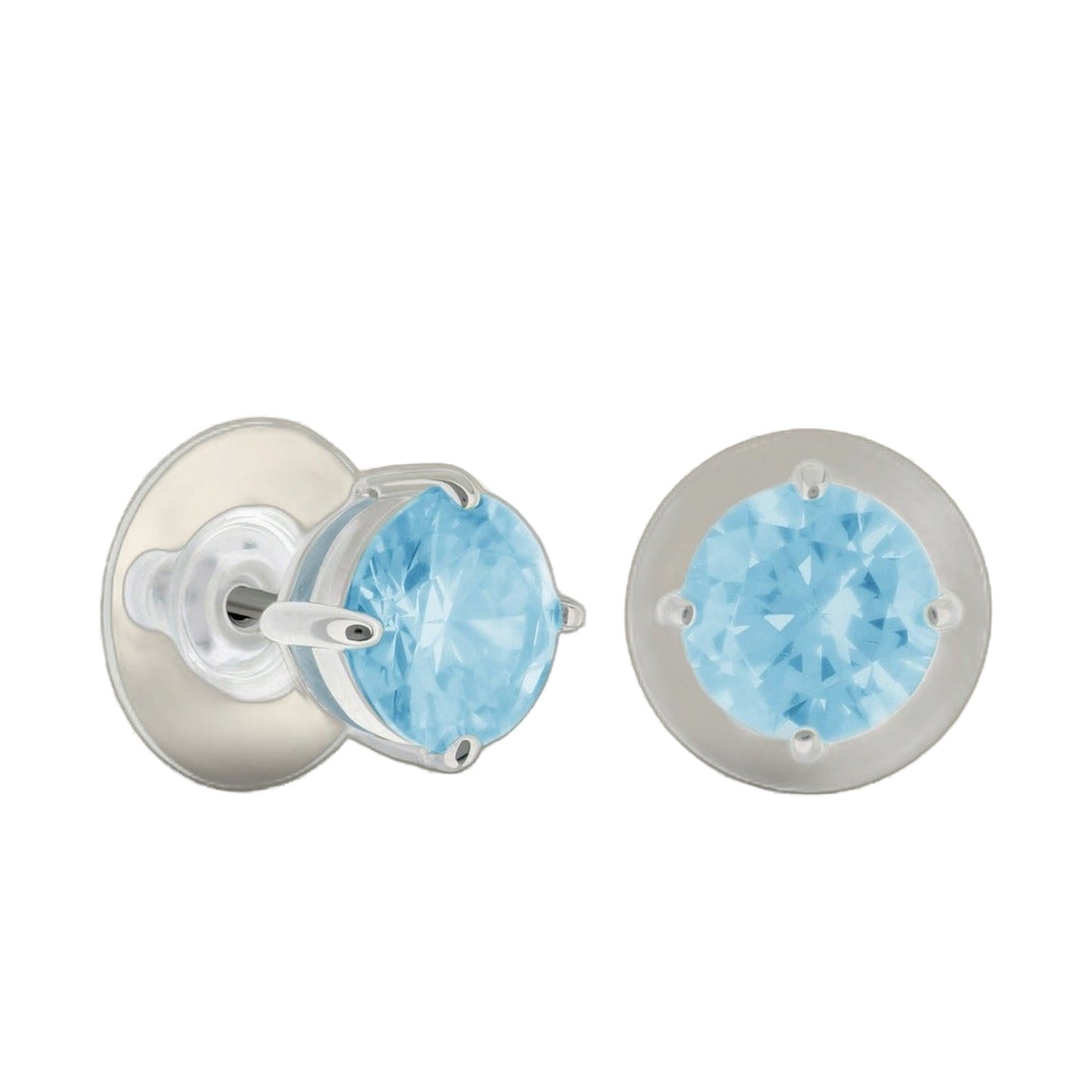925 Stud Earrings 2 Ct