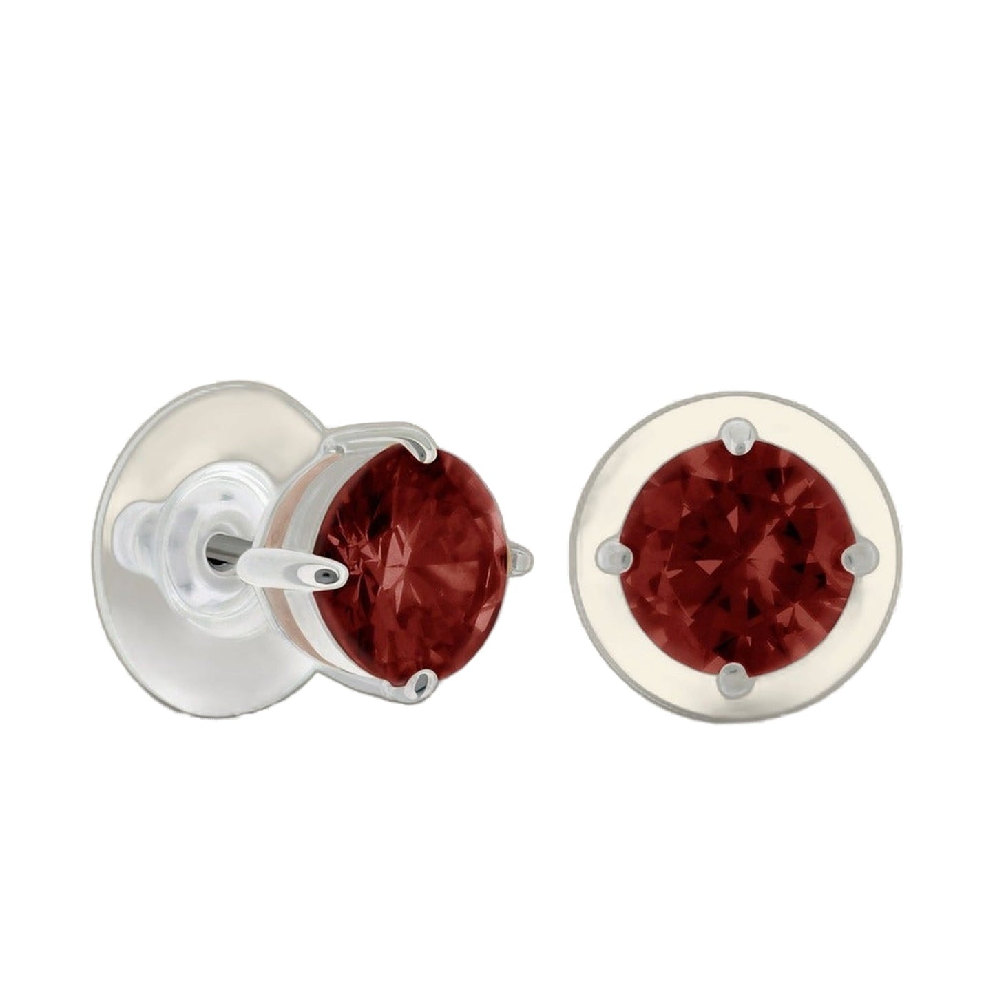 925 Stud Earrings 2 Ct