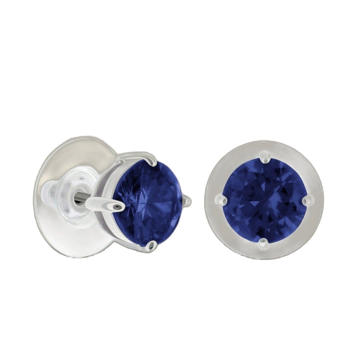 925 Stud Earrings 2 Ct