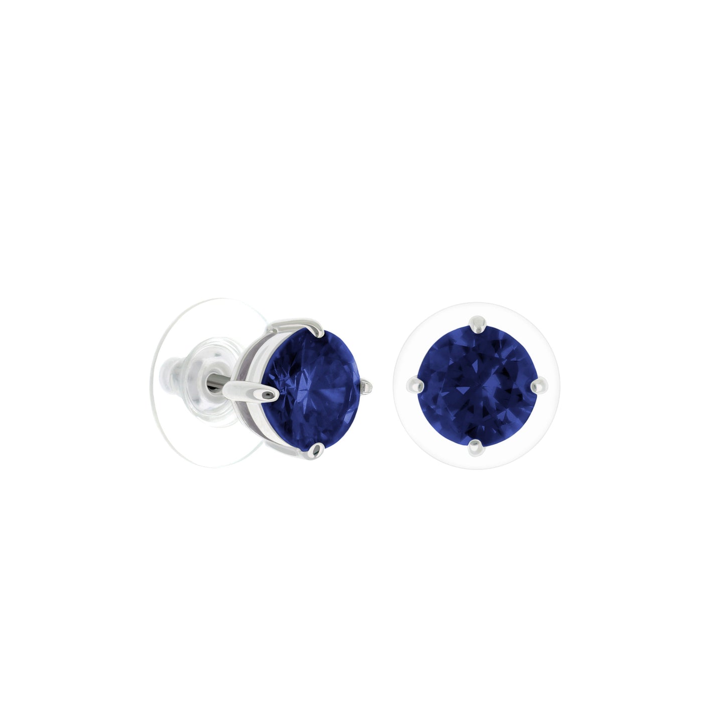 925 Stud Earrings 2 Ct