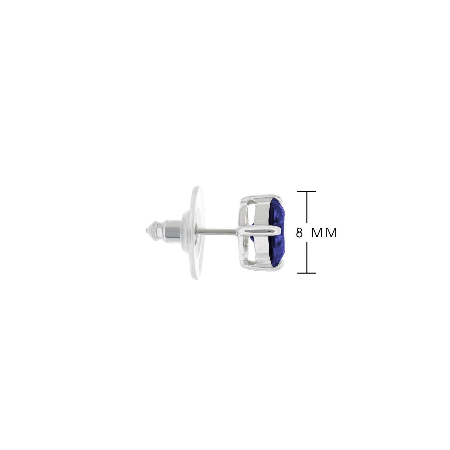 925 Stud Earrings 2 Ct