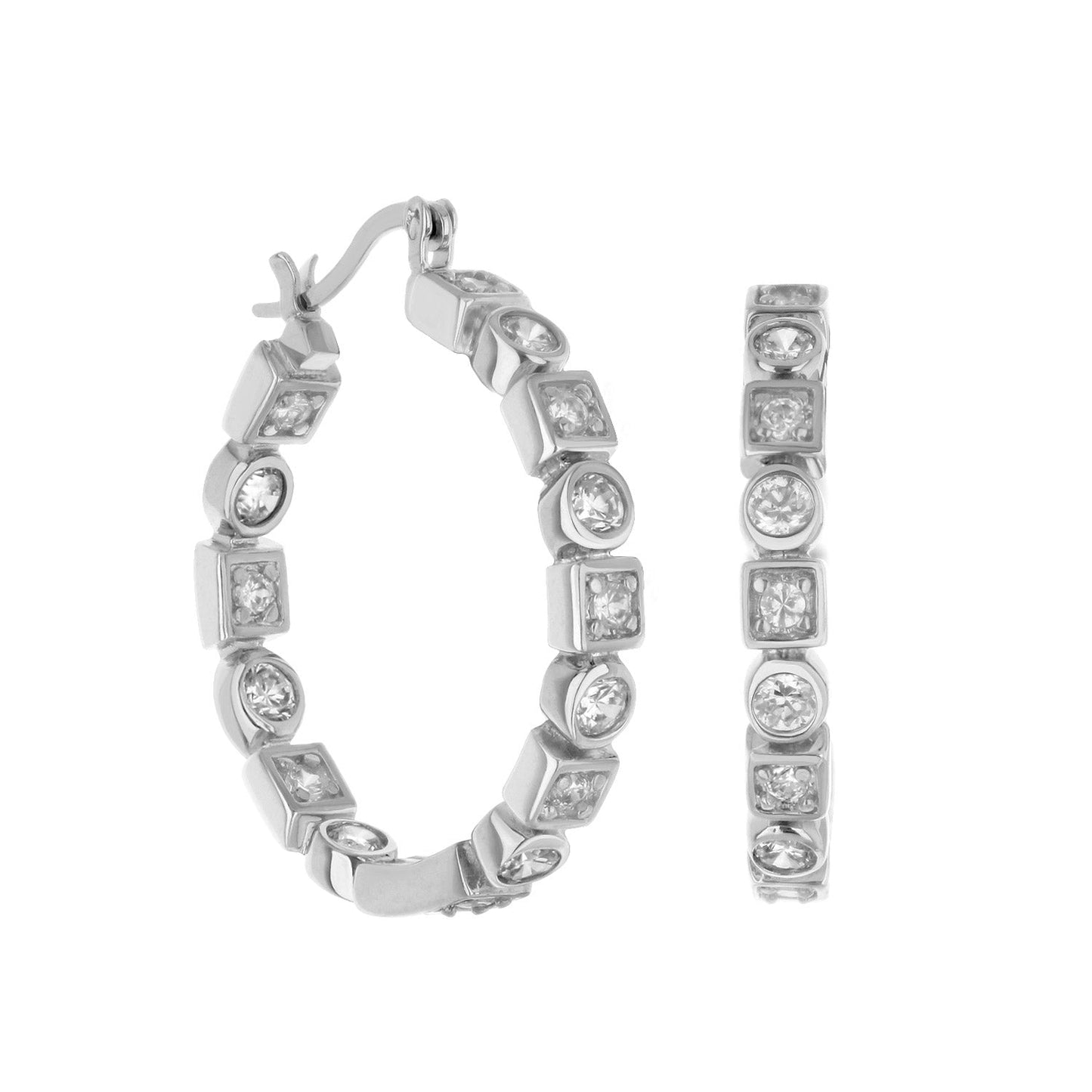 Sterling Silver Hoop Earrings