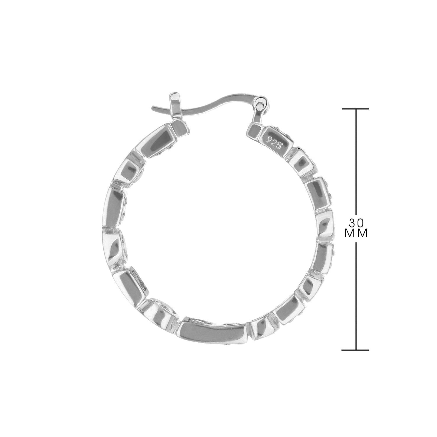 Sterling Silver Hoop Earrings