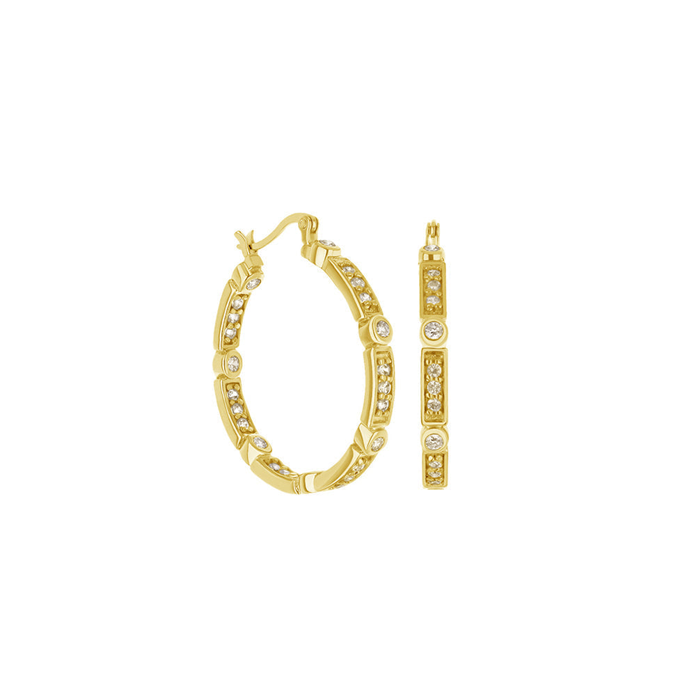 Sterling Silver Hoop Earrings