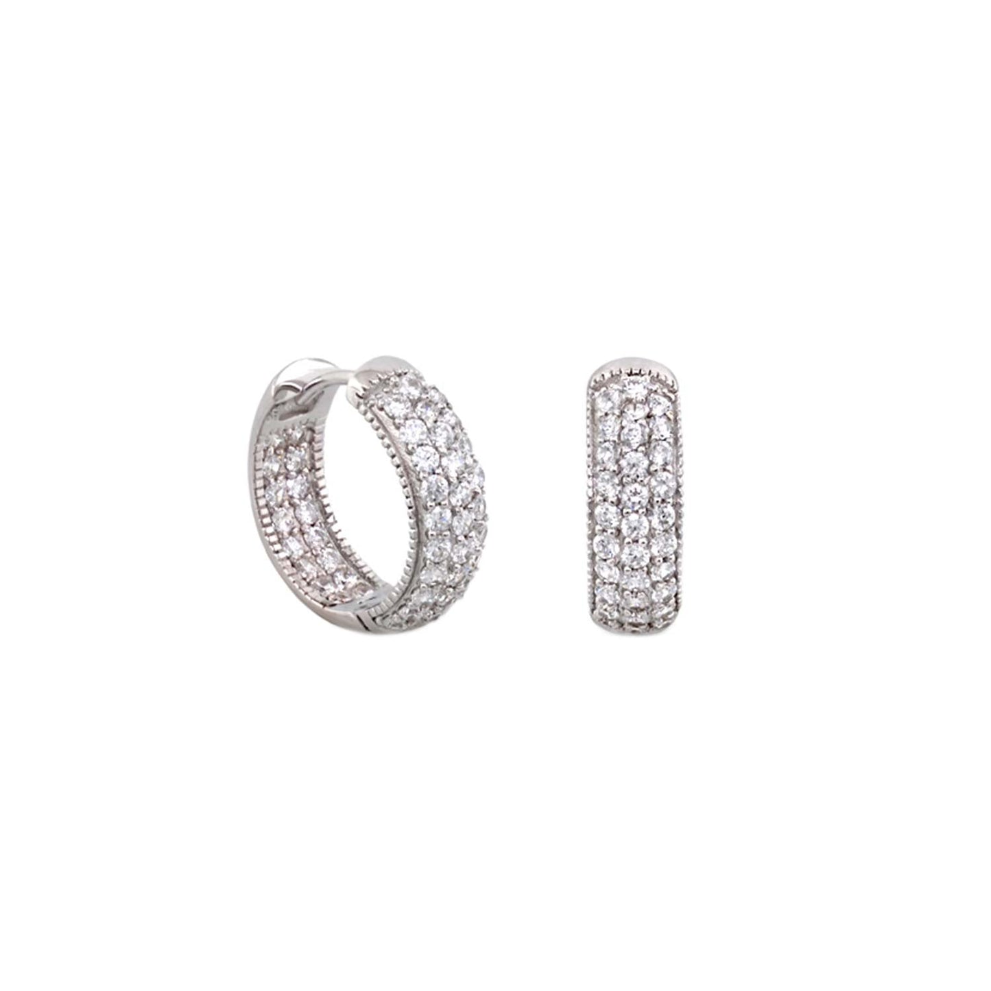 Glamour Pave .925 Earrings