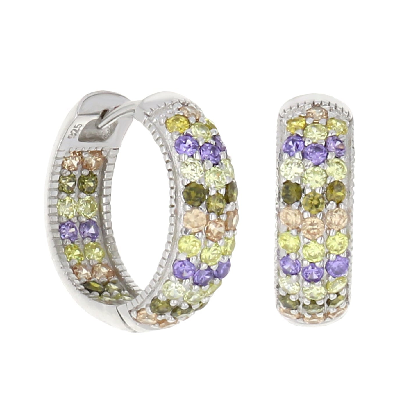 Glamour Pave .925 Earrings