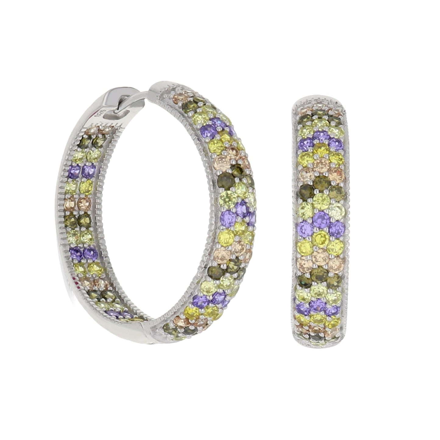 Glamour Pave .925 Earrings