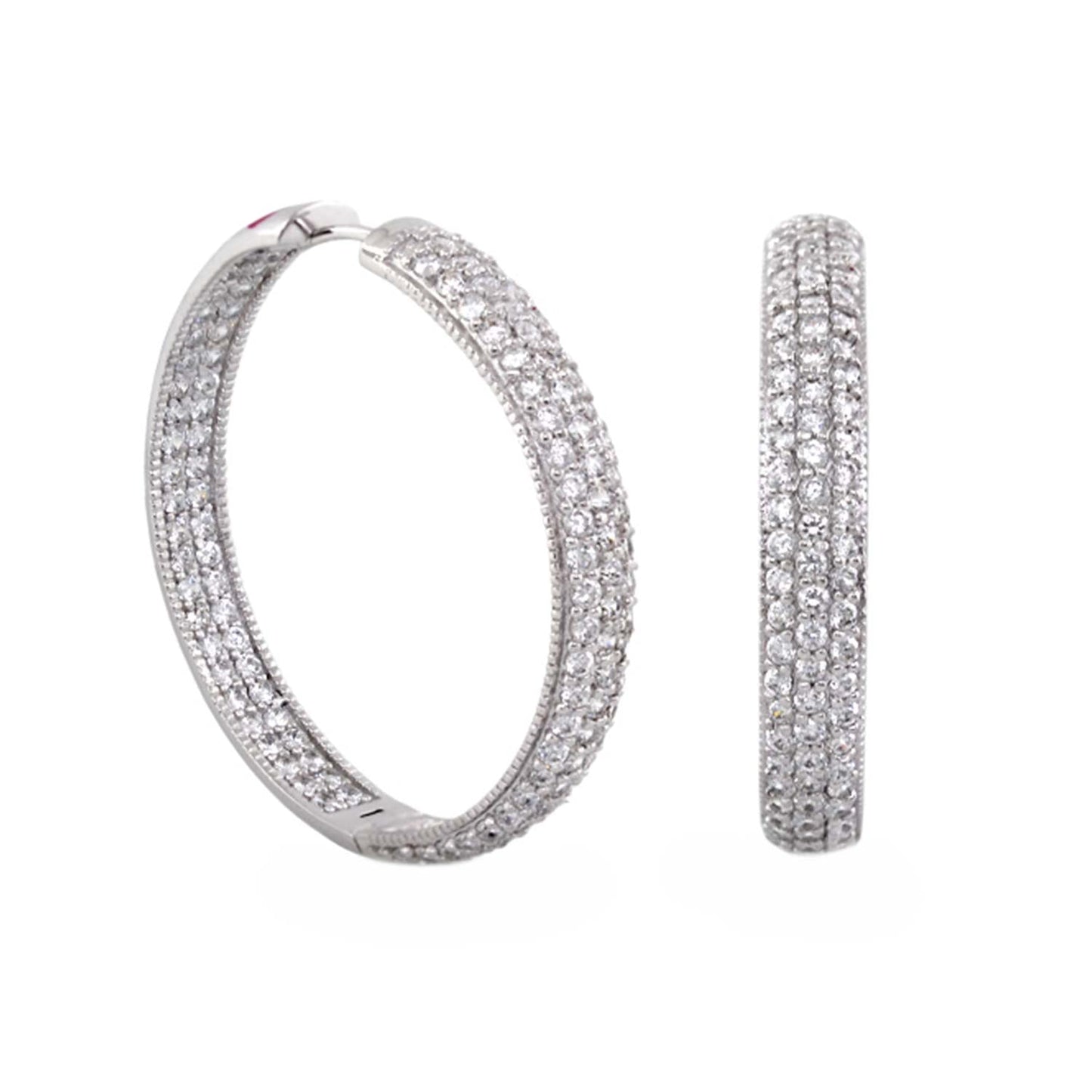 Glamour Pave .925 Earrings