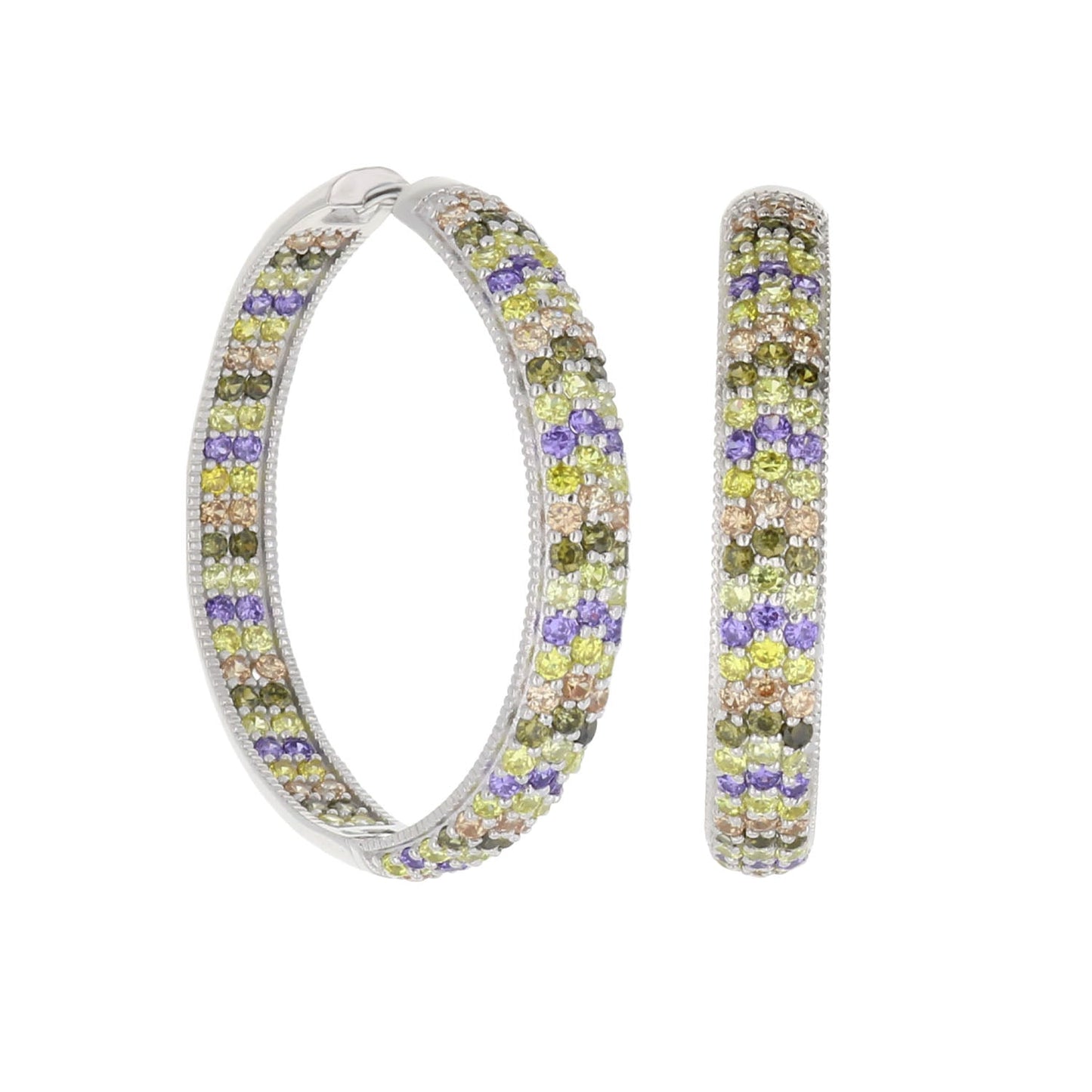 Glamour Pave .925 Earrings