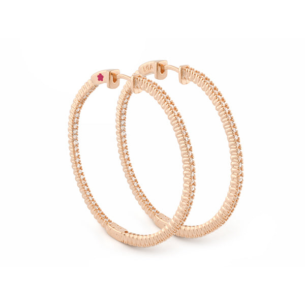 Glamour Pave Earrings .925