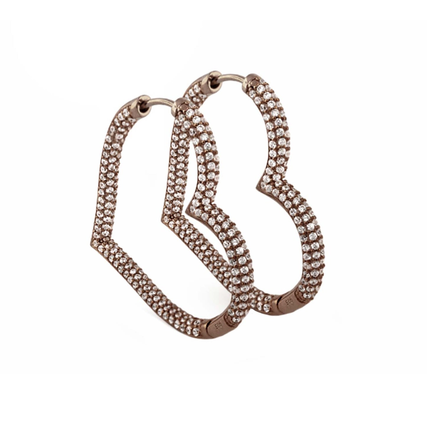 Glamour Pave 925 Earrings