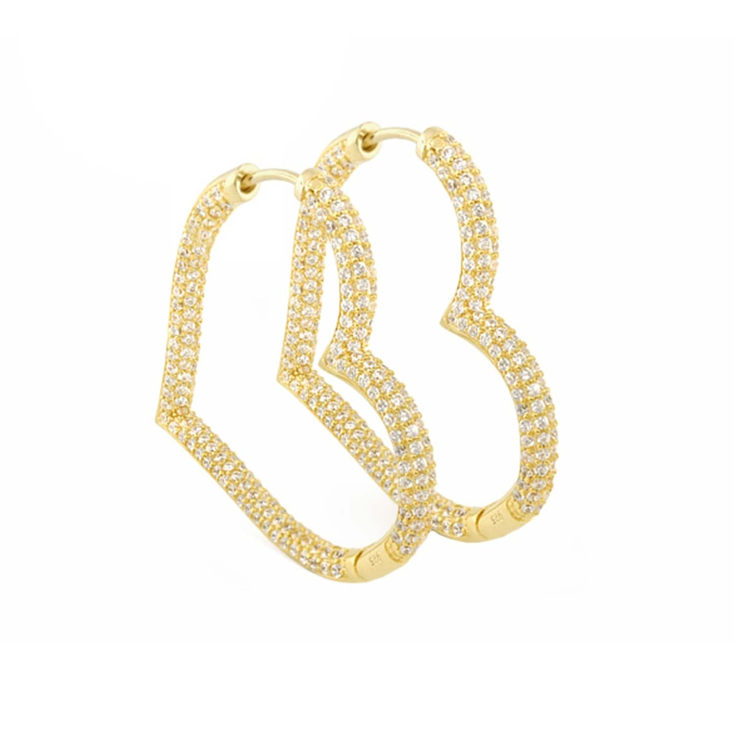 Glamour Pave 925 Earrings