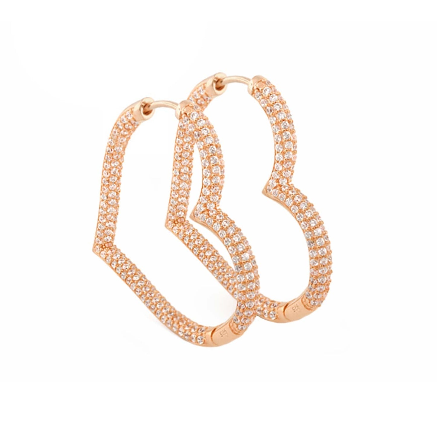 Glamour Pave 925 Earrings