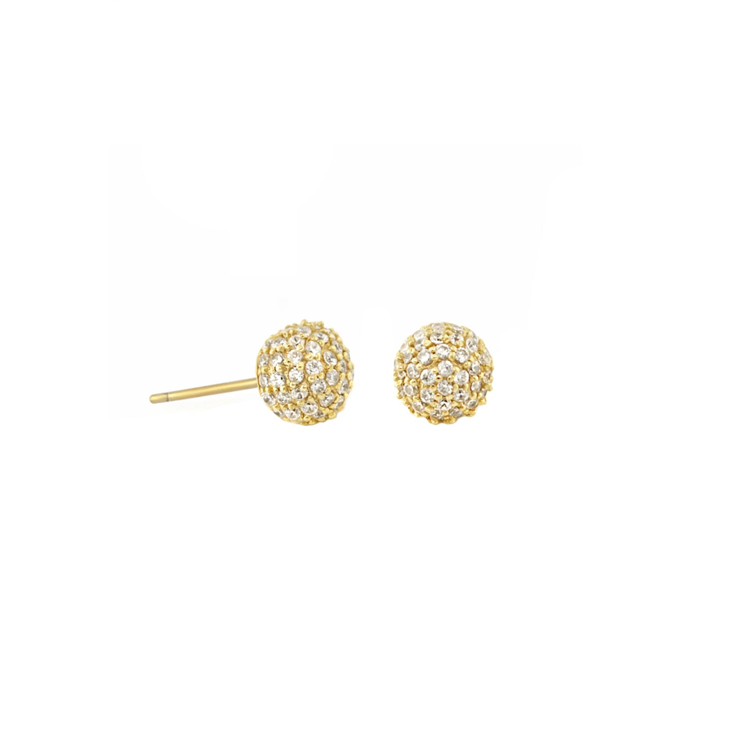 Glamour Pave .925 Earrings