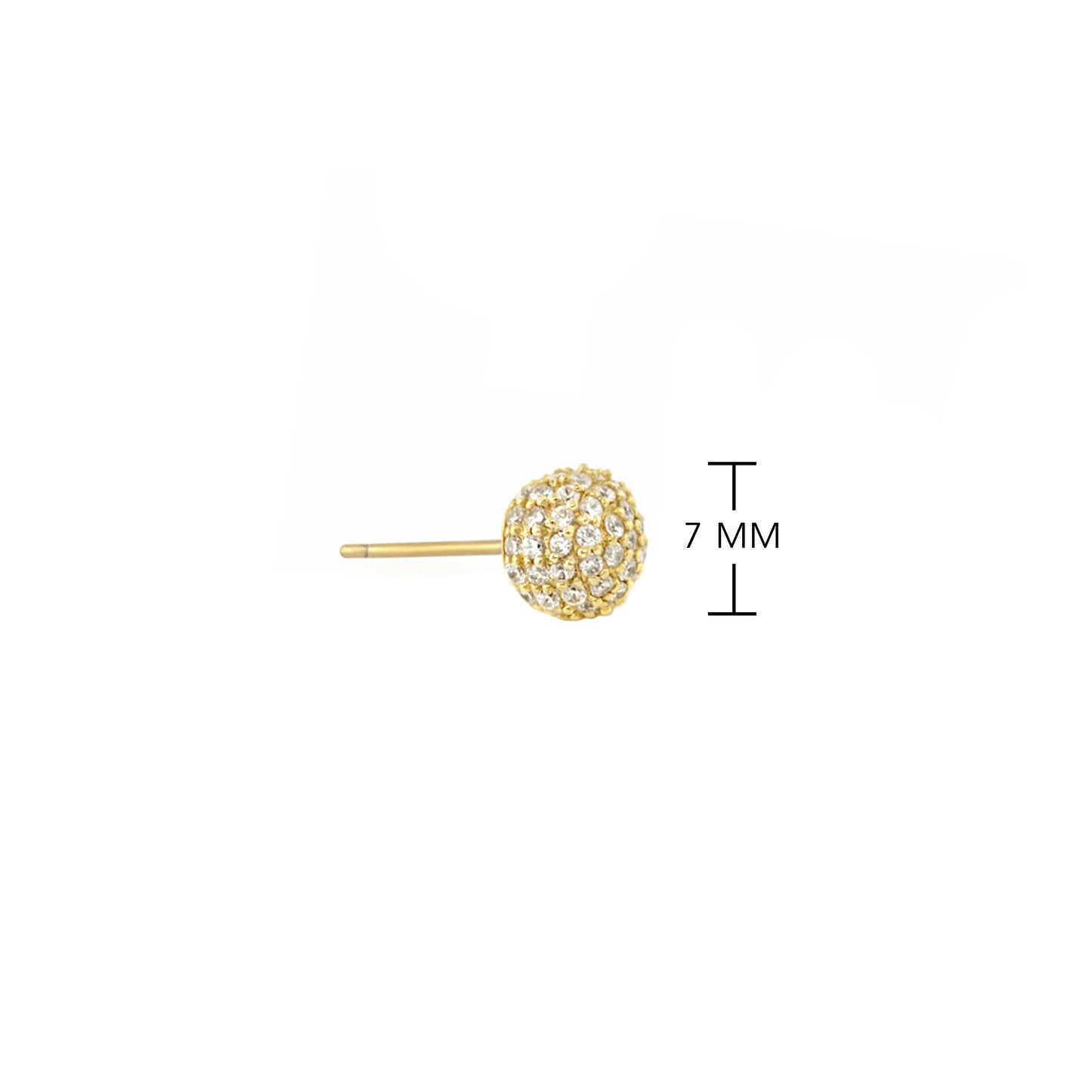 Glamour Pave .925 Earrings