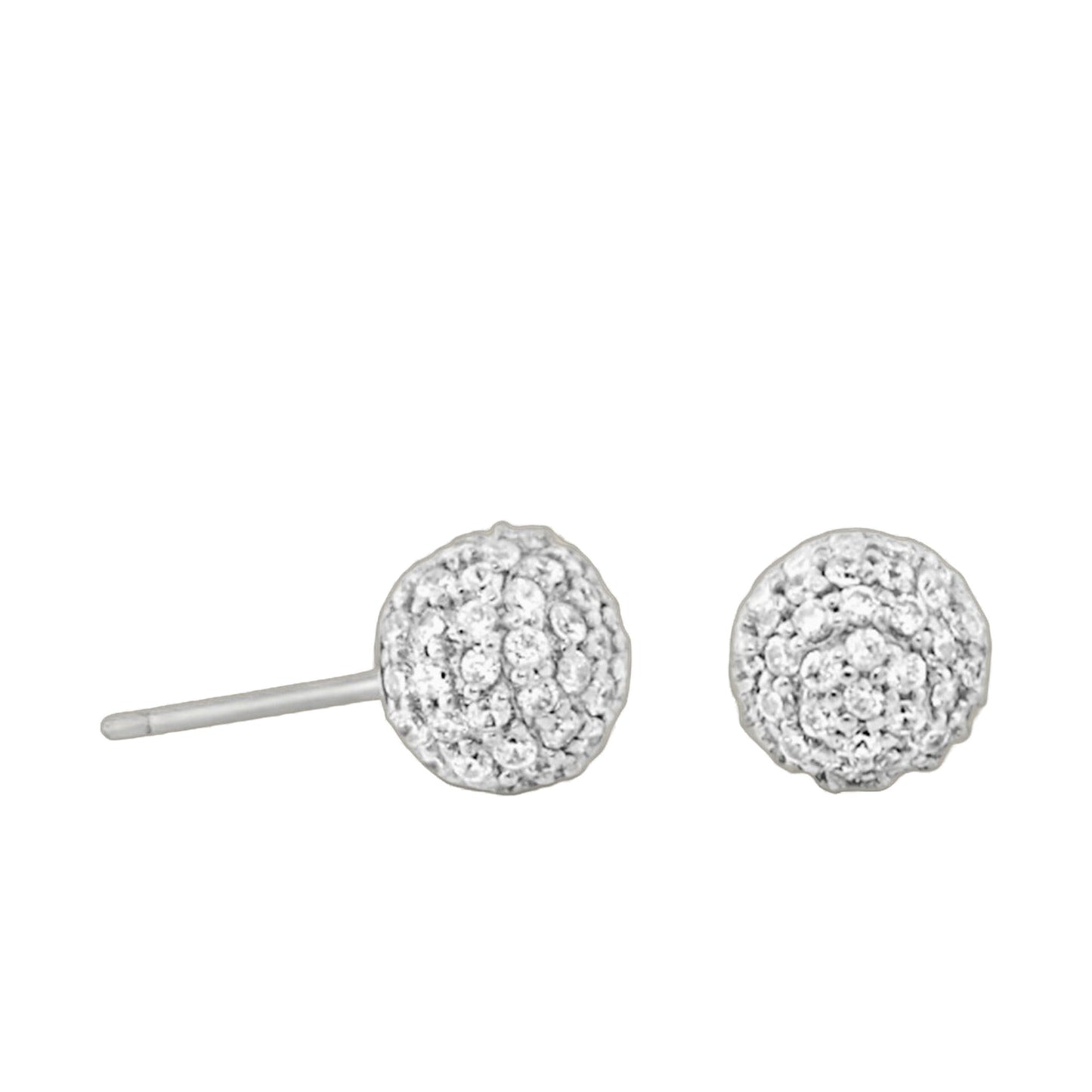 Glamour Pave .925 Earrings