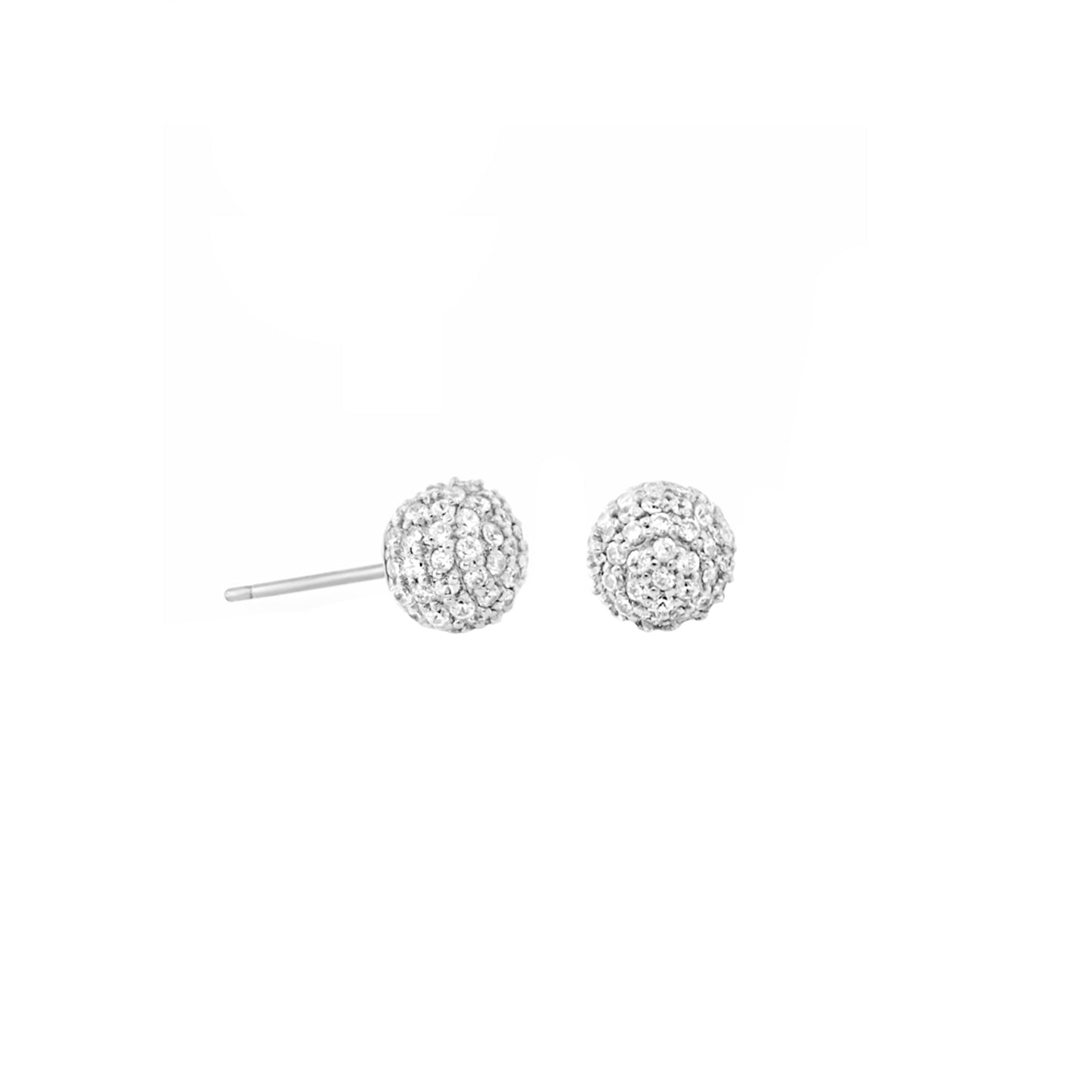 Glamour Pave .925 Earrings
