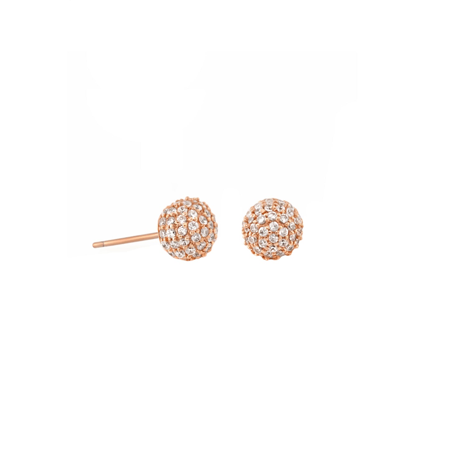 Glamour Pave .925 Earrings