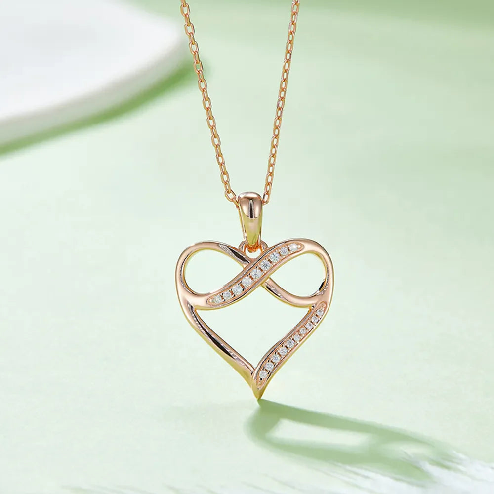 Sparkala™ 925 Sterling Silver Heart Necklace