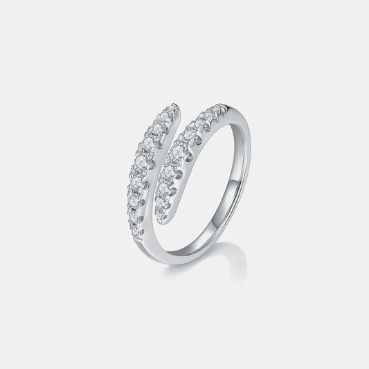 925 Sterling Silver Sparkala™ Bypass Ring