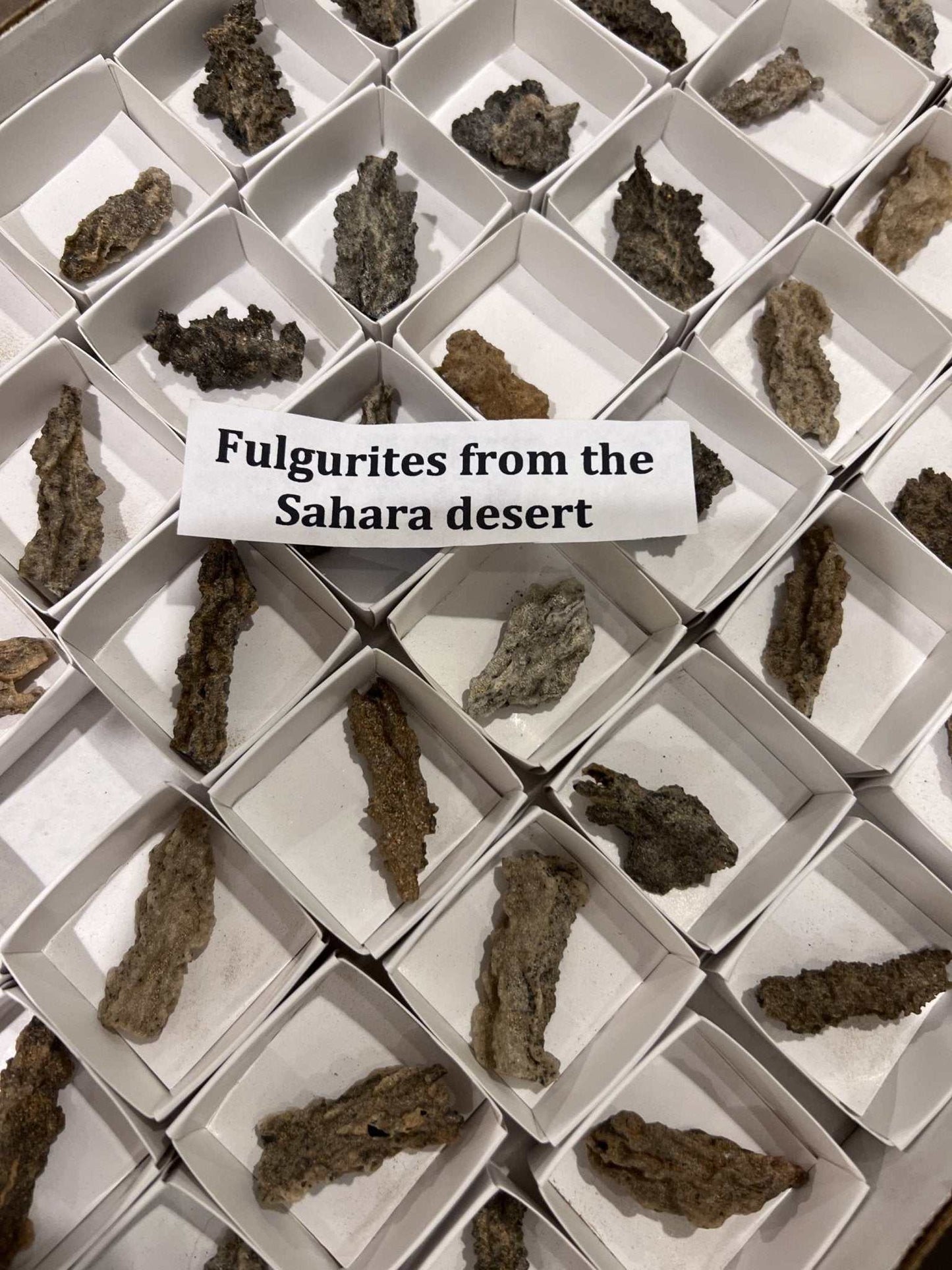 Fulgerite from Sahara Desert