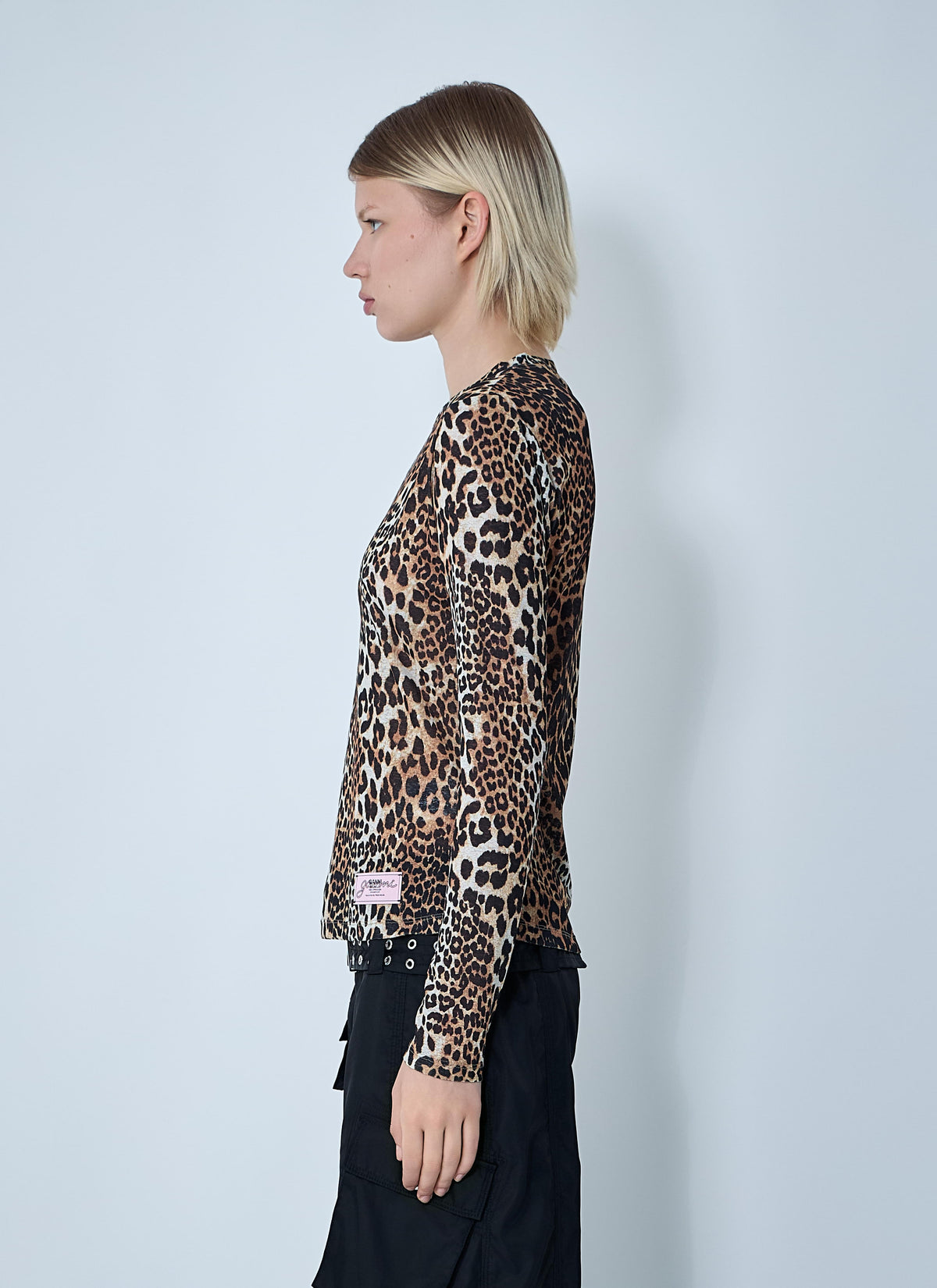 Ganni Women Mesh Top