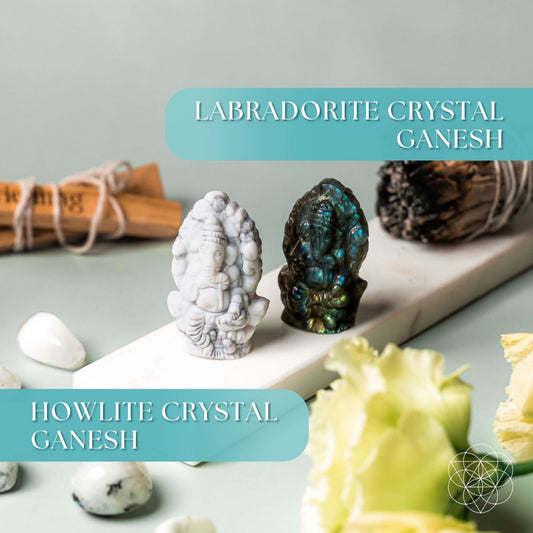 God of Luck: Crystal Ganesh Statue