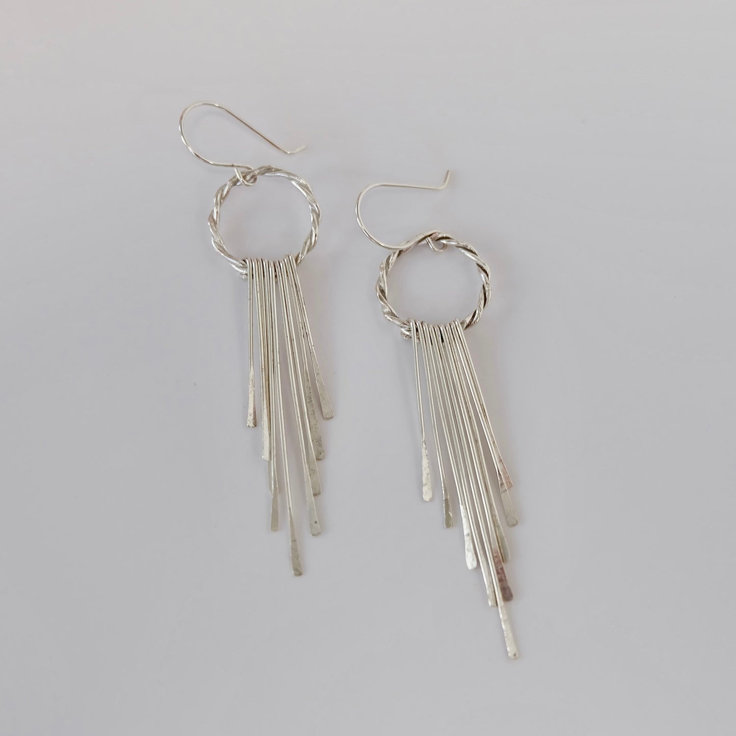 Sterling Silver Tassel Earrings