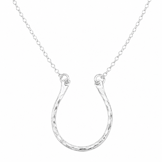 Horseshoe Necklace – Sterling Silver Lucky Charm Jewelry