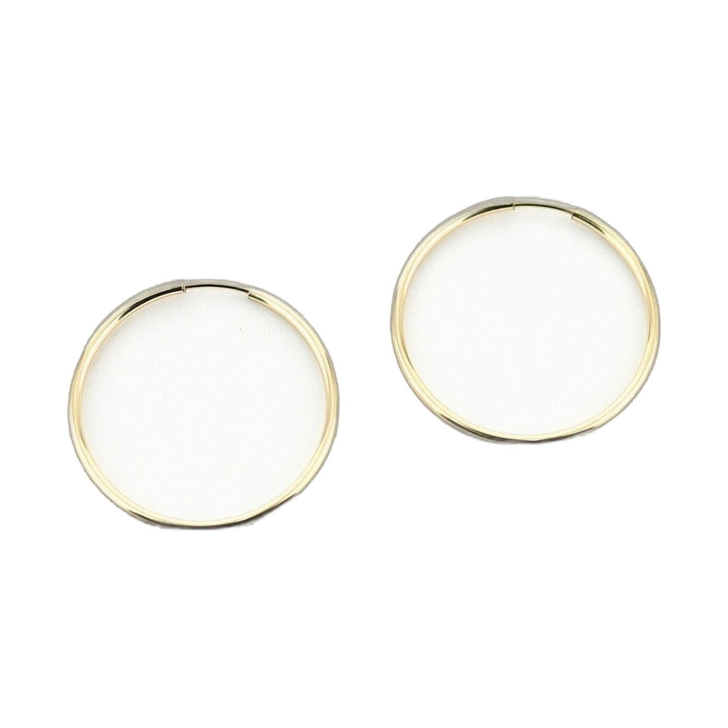 14K Gold Filled 26mm Large Hoop Earrings for Women
