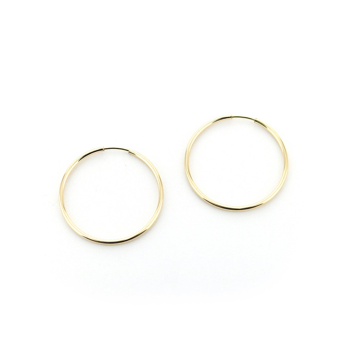 14K Gold Filled 26mm Large Hoop Earrings for Women