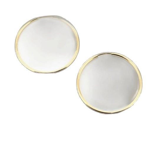 14k Yellow Gold Filled Hoop Earrings 30 Mm