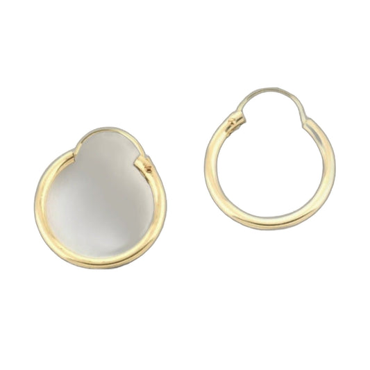 14k Yellow Gold Filled Hoop Earrings 20 Mm