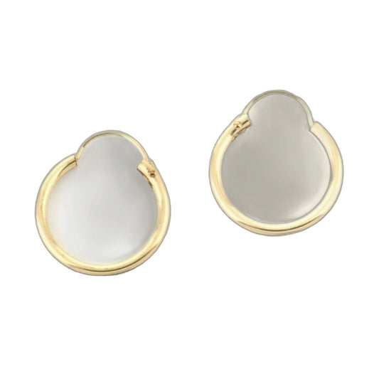 14k Yellow Gold Filled Hoop Earrings 24 Mm