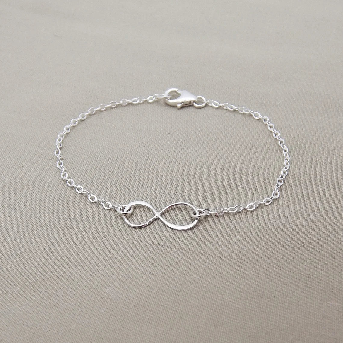 Sterling Silver Infinity Bracelet – Simple & Minimal Everyday Jewelry