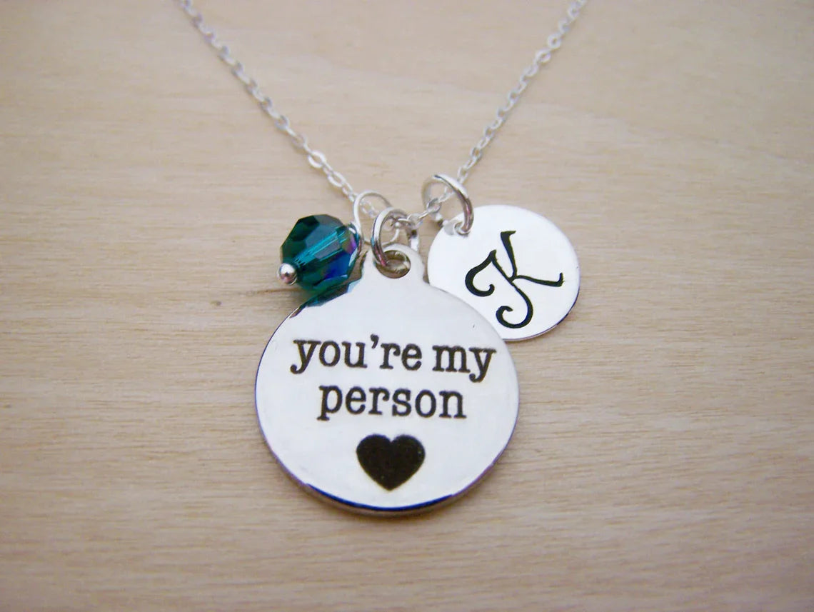 You're My Person Personalized Sterling Silver Necklace