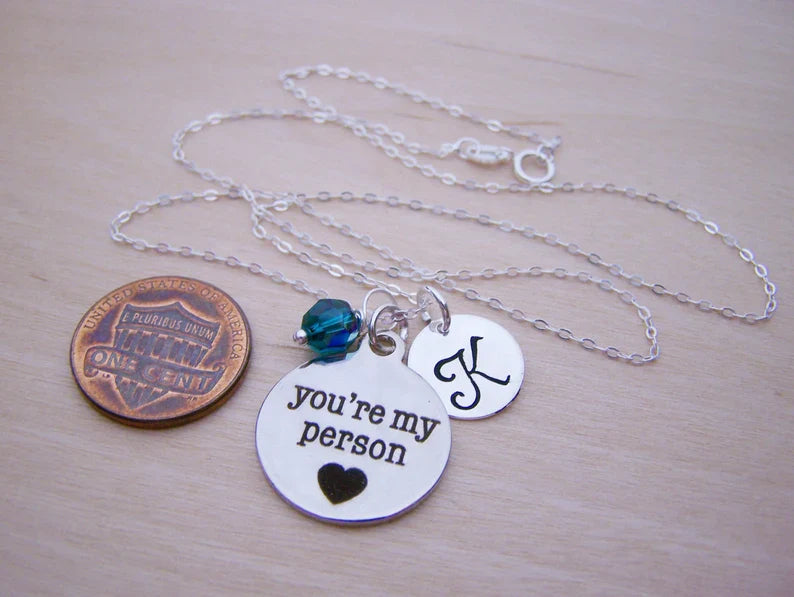 You're My Person Personalized Sterling Silver Necklace