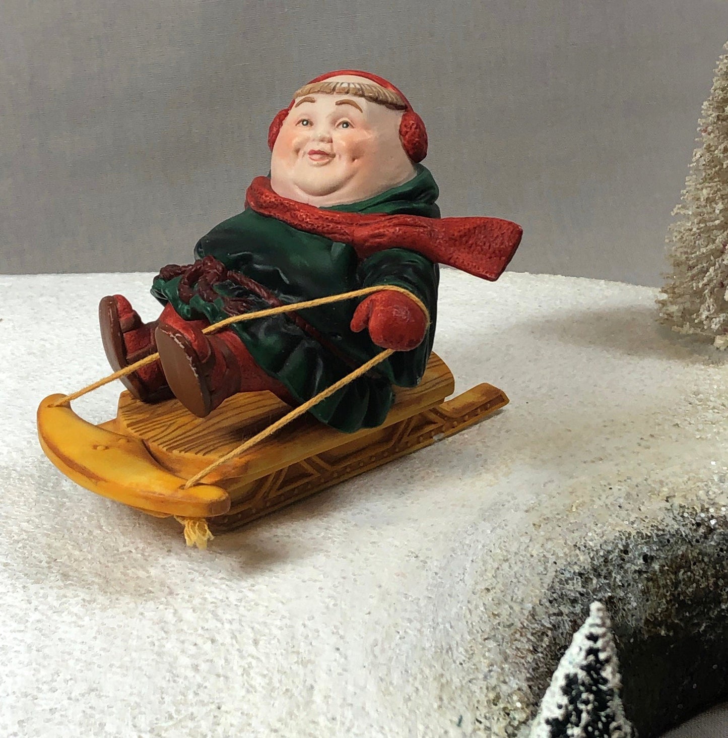 Department 56 Monks Christmas Figurines. Set of Three Merry Makers / Sebastian / Sigmond / Solomon.