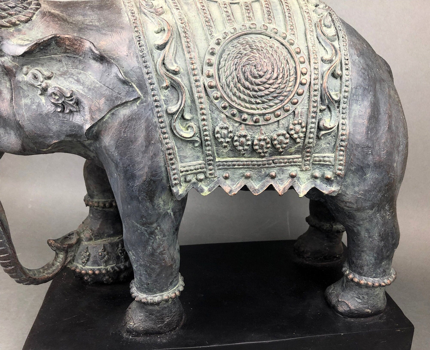 Large Elephant Statue, Elephant Sculpture Made of Resin. Elephant for Elegant Home Decor. Indian Art Elephant.