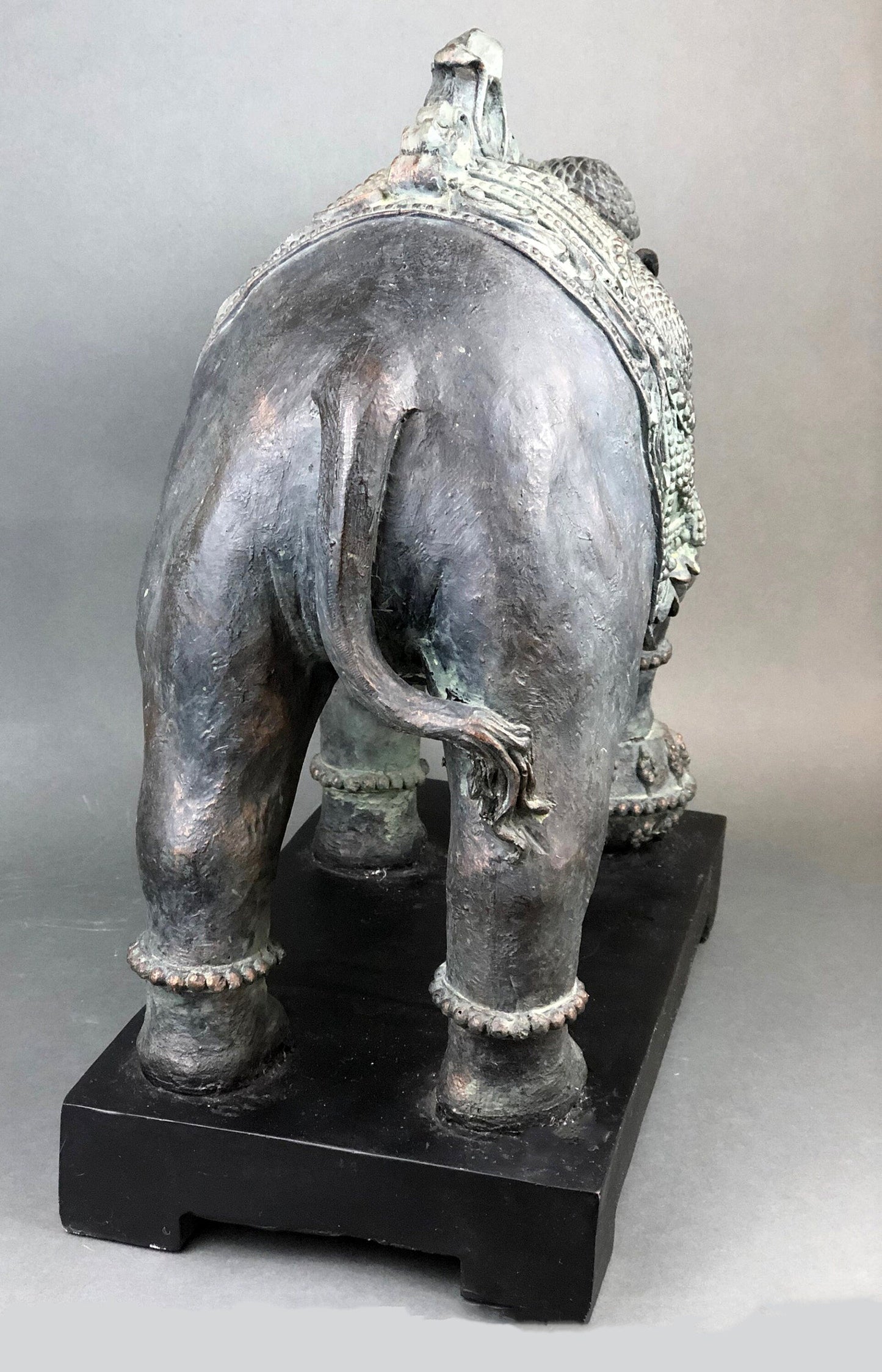 Large Elephant Statue, Elephant Sculpture Made of Resin. Elephant for Elegant Home Decor. Indian Art Elephant.