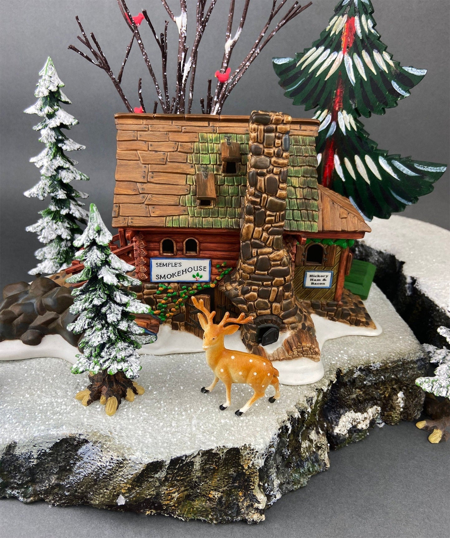 Christmas Village House by Department 56. New England Village Series. Illuminated Nicholas Nickleby Cottage.