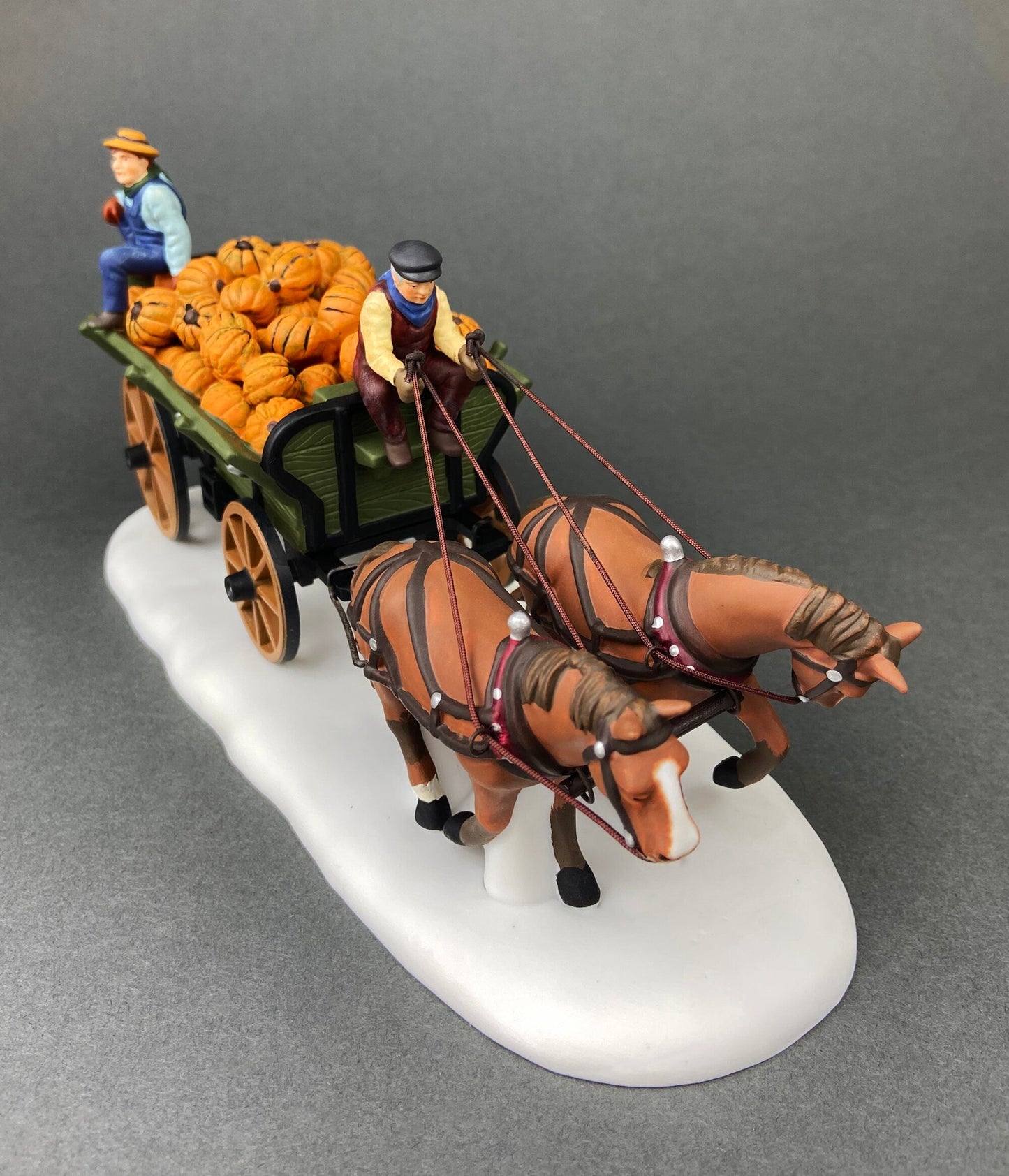 Haunted Porcelain Pumpkin House. Hand-Painted Illuminated Village Accessory. Fall/Thanksgiving/Halloween Celebration. Kids Room Decor.